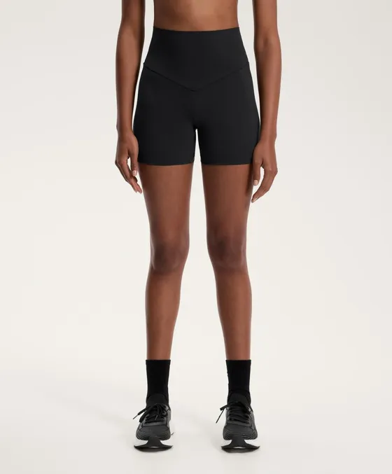 Облегающие шорты Compressive с высокой посадкой и карманом, 10 см