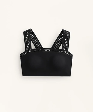 Топ-майка с вырезом и вышивкой- Заказать в России