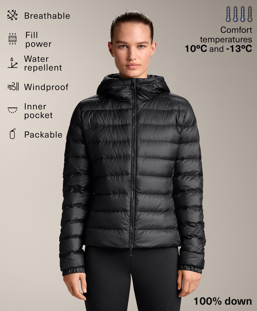 Короткая куртка из 100% пуха, водоотталкивающая, упаковываемая