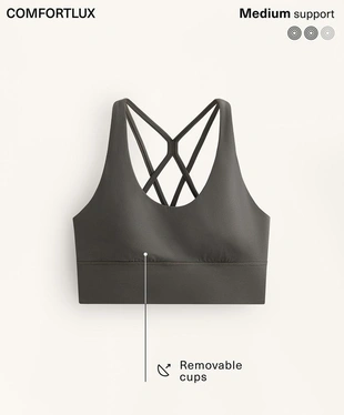 MEDIUM-SUPPORT COMFORTLUX SPORTS BRA WITH CUPS- Заказать в России