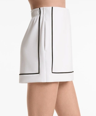 Брючная юбка из модала с мягким на ощупь прикосновением и отделкой- Заказать в России