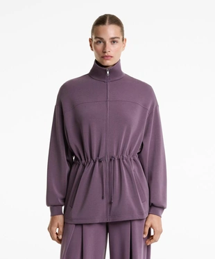 LONG SOFT TOUCH MODAL JACKET WITH POCKETS- Заказать в России