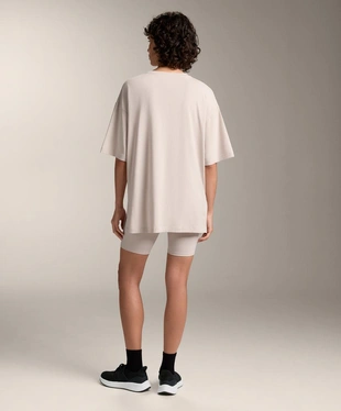 Футболка из хлопково-вискозного микса с коротким рукавом- Заказать в России