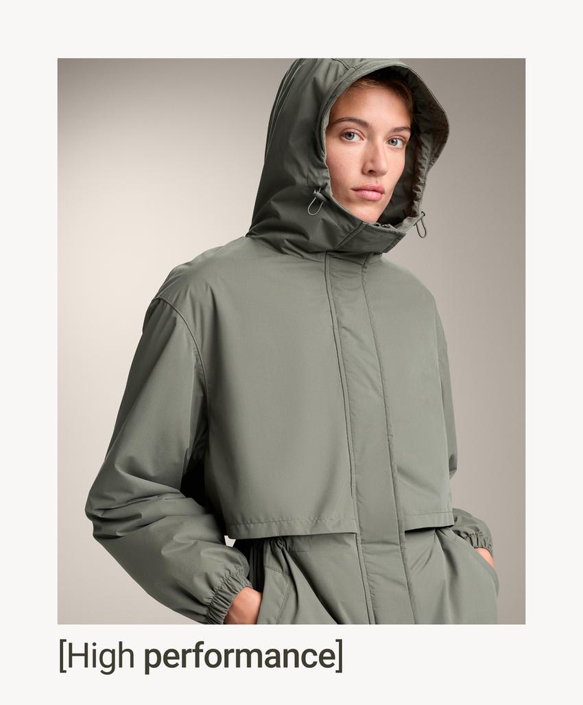 Пуховик fellex® aerogel 10k водонепроницаемый длинный dark khaki