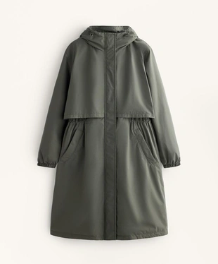 Пуховик FELLEX® AEROGEL 10K водонепроницаемый длинный DARK KHAKI- Заказать в России