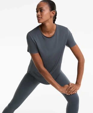 MICROPERFORATED SHORT-SLEEVED TECHNICAL T-SHIRT- Заказать в России