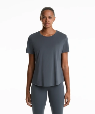 MICROPERFORATED SHORT-SLEEVED TECHNICAL T-SHIRT- Заказать в России