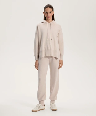 LONG KNIT HOODED JUMPER- Заказать в России