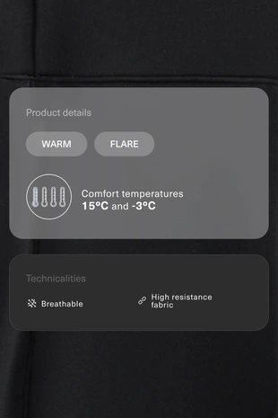 HIGH RISE WARM FLARE TROUSERS WITH POCKETS- Заказать в России