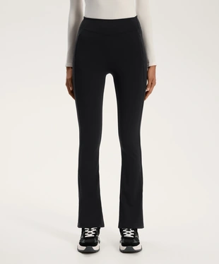 HIGH RISE WARM FLARE TROUSERS WITH POCKETS- Заказать в России