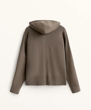 Длинная куртка из выцветшего трикотажа- Заказать в России