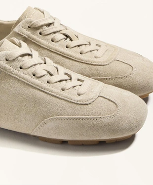 Кроссовки из разделённой кожи- Заказать в России