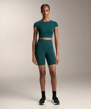 HIGH RISE COMPRESSIVE POCKET 20CM CYCLING LEGGINGS- Заказать в России