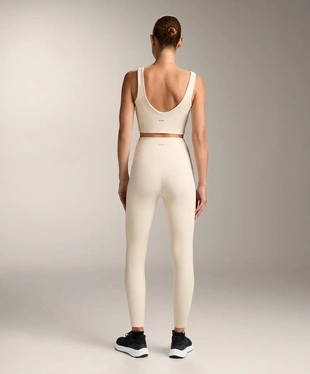 Леггинсы высокой посадки из вафельной ткани 65 см- Заказать в России