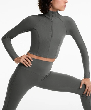 Майка COMFORTLUX с длинным рукавом и вставками ребристой фактуры- Заказать в России