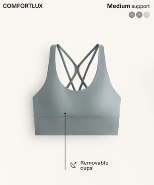 MEDIUM-SUPPORT COMFORTLUX SPORTS BRA WITH CUPS- Заказать в России