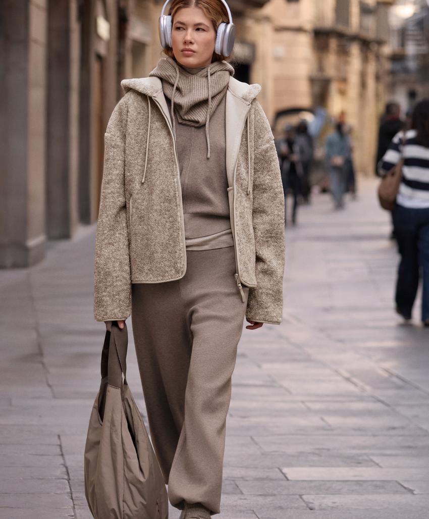 Сумка-шоппер с контрастными ручками