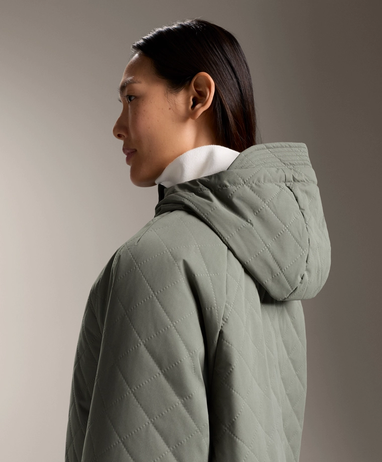 Длинный утепленный пуховик fellex® aerogel 3k с водонепроницаемой тканью