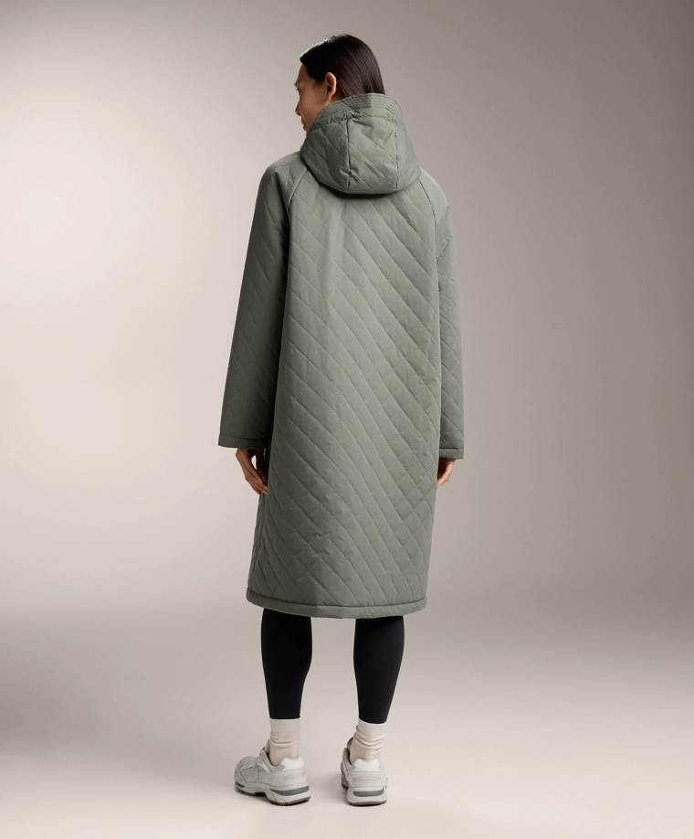 Длинный утепленный пуховик fellex® aerogel 3k с водонепроницаемой тканью