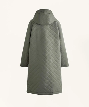 Длинный утепленный пуховик FELLEX® AEROGEL 3K с водонепроницаемой тканью- Заказать в России