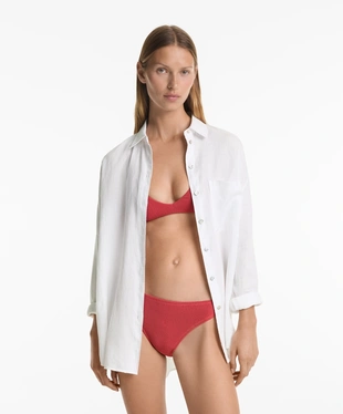 HALTERNECK CRINKLE BIKINI TOP- Заказать в России