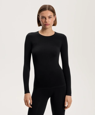 TOTAL LOOK 1+2 LAYER BLACK MODAL TROUSERS AND SWEATSHIRT- Заказать в России