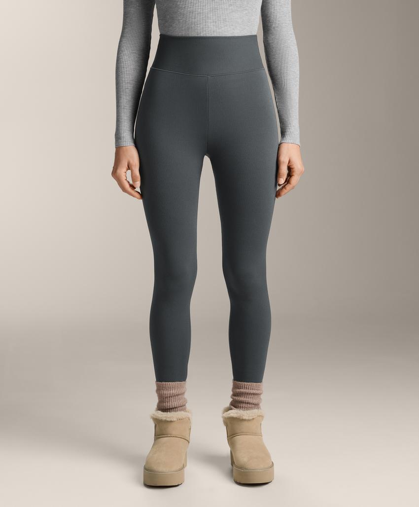 Термобелье супер высокой посадки без швов с утеплением до щиколотки 70 см