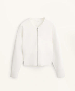 KNIT BOMBER JACKET- Заказать в России