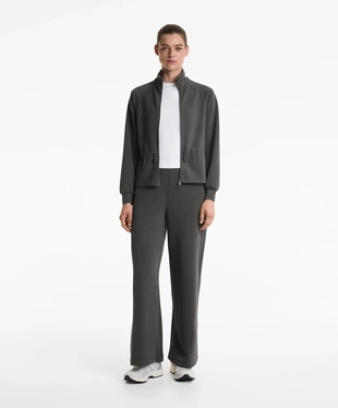 RIB JACKET WITH ADJUSTABLE WAIST, 29% MODAL- Заказать в России