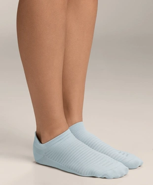 2 PAIRS OF POLYAMIDE BLEND YOGA AND PILATES SNEAKER SOCKS- Заказать в России