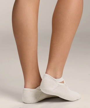 2 PAIRS OF COTTON BLEND YOGA AND PILATES SOCKS WITH CROSSOVER STRAPS- Заказать в России