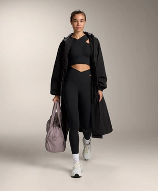 Леггинсы длиной до щиколотки COMPRESSIVE с высокой талией и вырезом на талии- Заказать в России