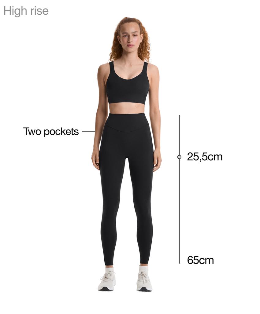 Леггинсы длиной до щиколотки с высокой талией light touch pockets