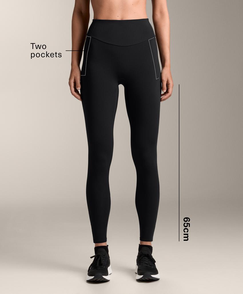 Леггинсы длиной до щиколотки с высокой талией light touch pockets