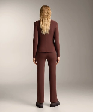 BOOTCUT SEAMLESS HIGH RISE SUPER EXTRA WARM TROUSERS- Заказать в России