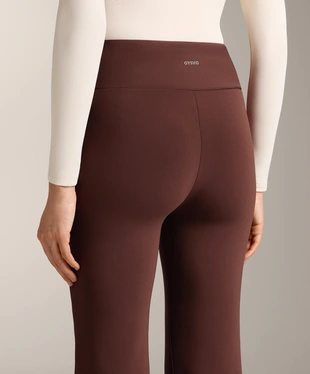 BOOTCUT SEAMLESS HIGH RISE SUPER EXTRA WARM TROUSERS- Заказать в России