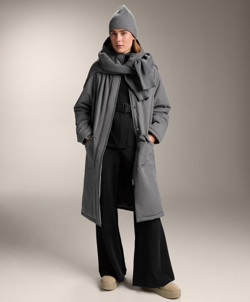 Широкие брюки с высокой посадкой из мягкого модала