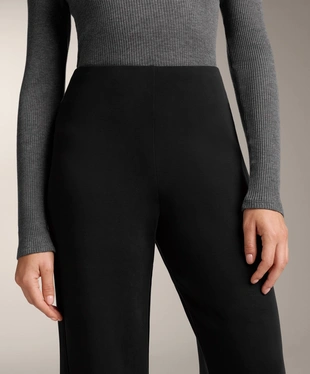 SUPER HIGH-RISE FLARE TROUSERS WITH BRUSHED MODAL- Заказать в России