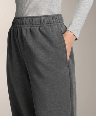 Джоггеры из мягкого модала с меланжем- Заказать в России