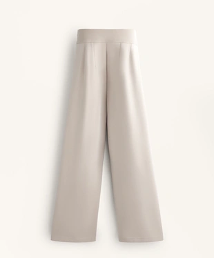 SUPER HIGH-RISE TROUSERS WITH SIDE RIB AND BRUSHED MODAL- Заказать в России