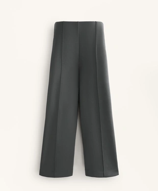 SUPER HIGH-RISE STRAIGHT-LEG TROUSERS WITH BRUSHED MODAL- Заказать в России