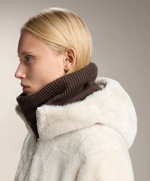 RIB KNIT SNOOD- Заказать в России