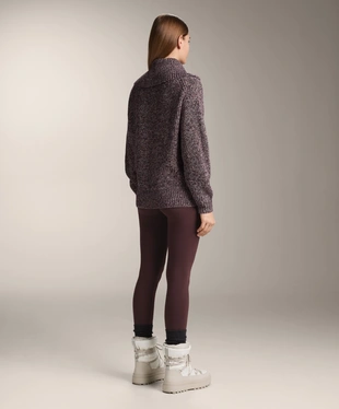 TWISTED KNIT JACKET WITH HIGH COLLAR- Заказать в России