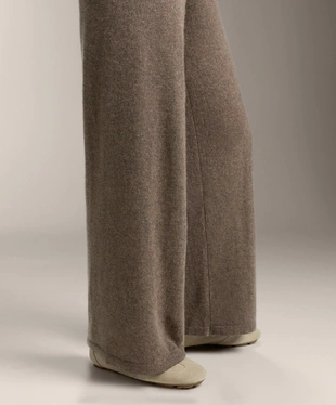STRAIGHT LEG 100% CASHMERE TROUSERS- Заказать в России
