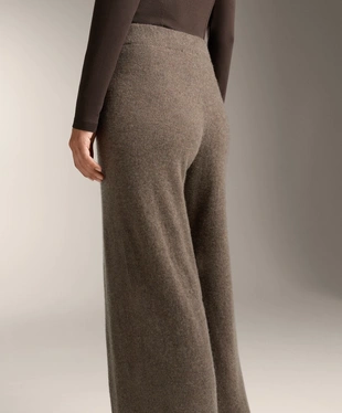 STRAIGHT LEG 100% CASHMERE TROUSERS- Заказать в России