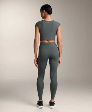 COMFORTLUX HIGH-RISE RIB ANKLE-LENGTH LEGGINGS- Заказать в России