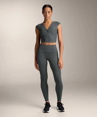 COMFORTLUX HIGH-RISE RIB ANKLE-LENGTH LEGGINGS- Заказать в России