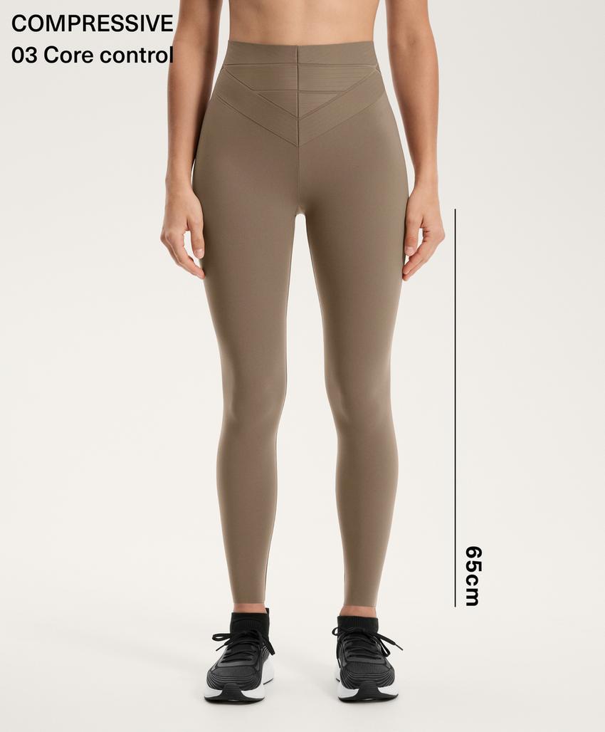 Леггинсы длиной до щиколотки с высокой талией и компрессией core control block 65 см l33669254