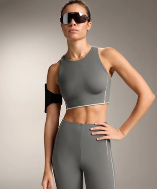 COMPRESSIVE RETRO TANK TOP- Заказать в России