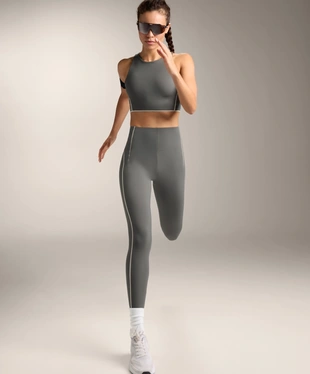 HIGH-RISE COMPRESSIVE CORE-CONTROL RETRO 65CM ANKLE-LENGTH LEGGINGS- Заказать в России